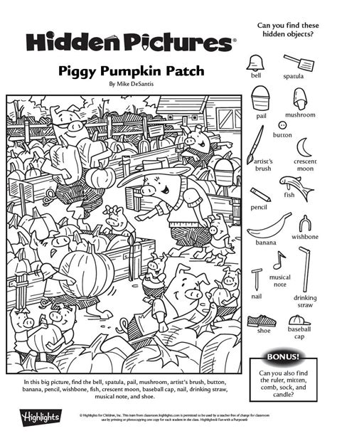 halloween hidden pictures