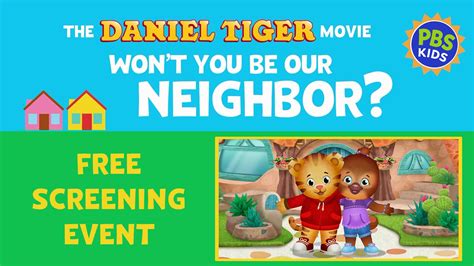 WPBS-TV Presents a Free Screening of Daniel Tiger: Won’t You Be Our ...