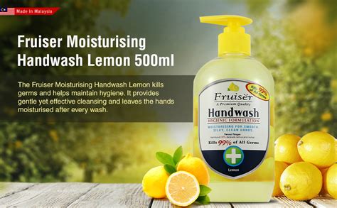 Fruiser Moisturising Hand Wash, Lemon, 500 ml : Amazon.in: Beauty