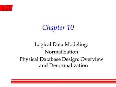 Logical Databse Design Using Normalization 的图像结果