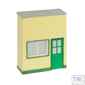 44-0180A Scenecraft OO Gauge S&DJR Train Shed Green and Cream