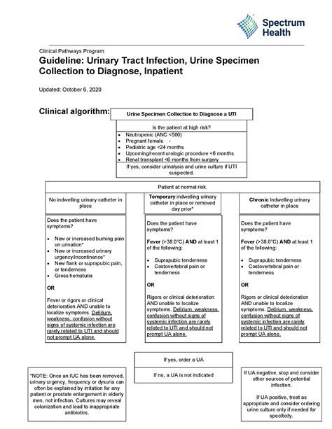Urine Specimen Collection to Diagnose a UTI | Spectrum Health