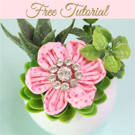 Image result for Cloth Flower Tutorial