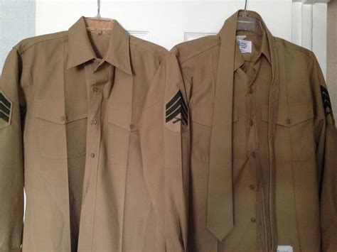 USMC Service Uniform Charlies Bravos Military Creighton Lot Surplus Sgt ...