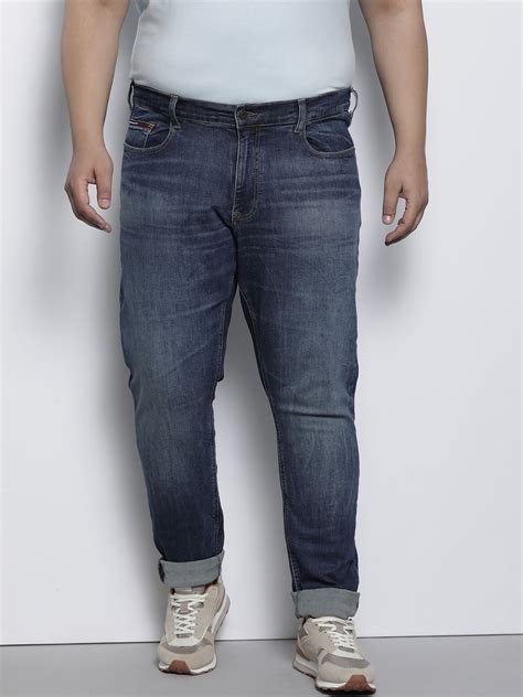Tommy Hilfiger Men Plus Size Slim Fit Light Fade Stretchable Jeans ...