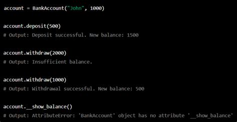 Image result for Encapsulation in Python Code with Harry