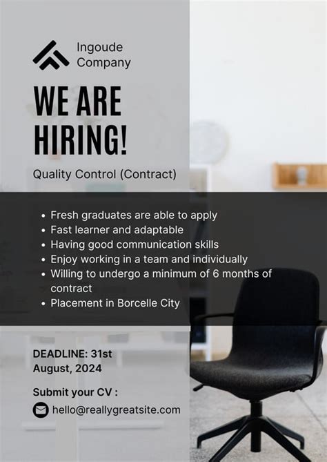 Image result for Job Advertisements Examples