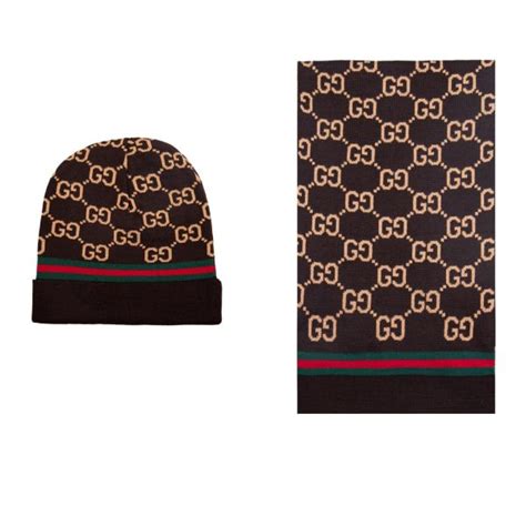 gucci atki bere takimi erkek kahve classic