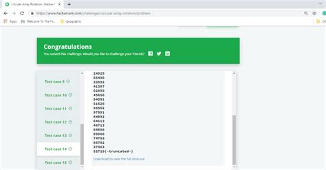 Circular Array Rotation HackerRank Solution 的图像结果