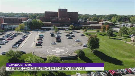 Genesis to consolidate all Davenport emergency services | wqad.com