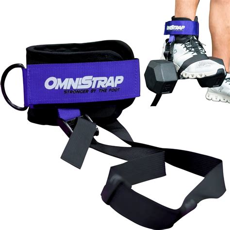 OMNISTRAP Adjustable Dumbbell Ankle Strap - Weightlifting Shoe ...