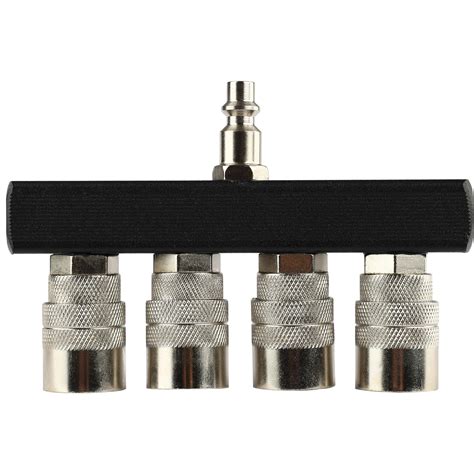 Buy FORNAX 4-Way Straight Air Manifold Air Splitter, Line Type Air ...