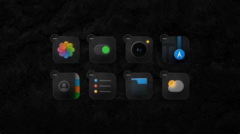 10+ Best Dark and Black iOS App Icons and Icon Packs - Solt Wagner