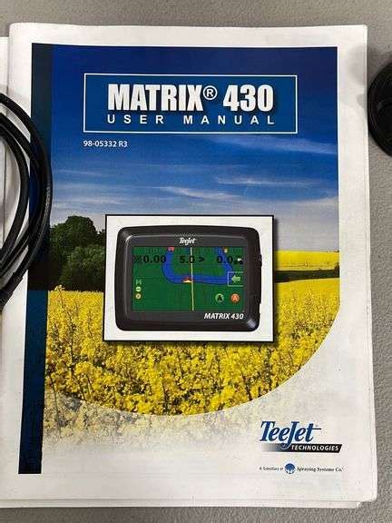 Image result for Teejet Matrix 430 Setup