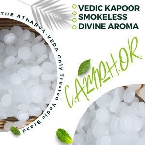 The Atharva-veda Premium Pure Camphor, 100% NATURAL Kapoor For POOJA ...