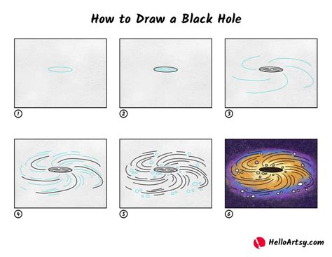 How to Draw a Black Hole - HelloArtsy