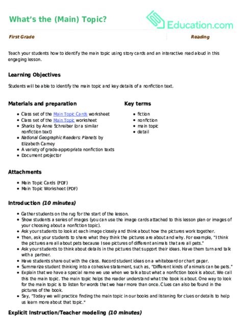 Main Topic Examples 的图像结果