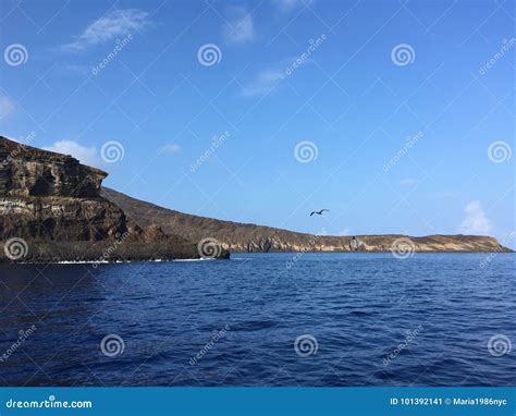 Lehua Island between Niihau and Kauai Islands in Hawaii. Stock Image ...
