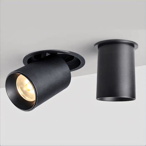 Adjustable Semi-Recessed Cylindrical COB Spotlight (12 Watt & 72x105mm ...