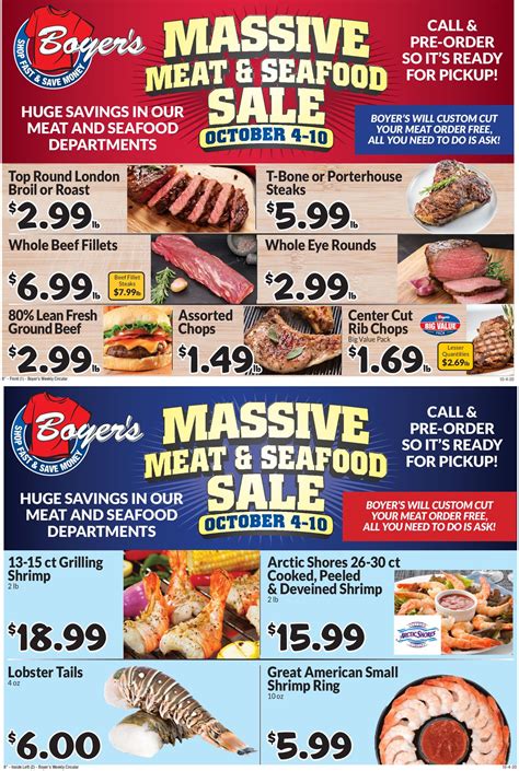 Boyer's Food Markets Ad Circular - 10/04 - 10/10/2020 | Rabato