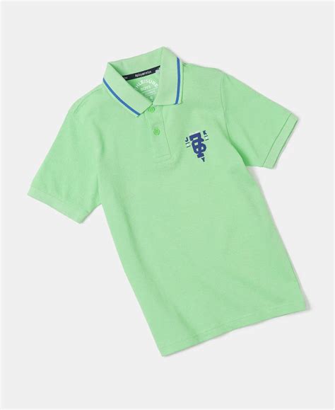Buy Boy's Super Combed Cotton Rich Graphic Printed Half Sleeve Polo T ...