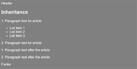 CSS Inheritance 的图像结果