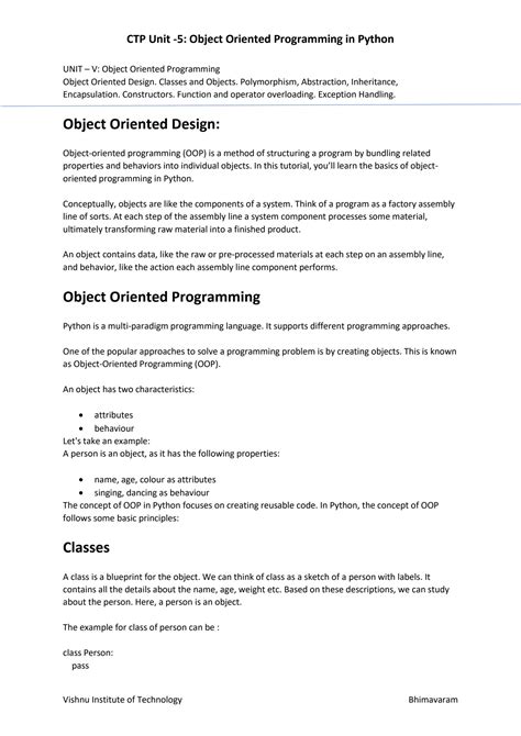 Image result for Python Object-Oriented Programming Practice Problems