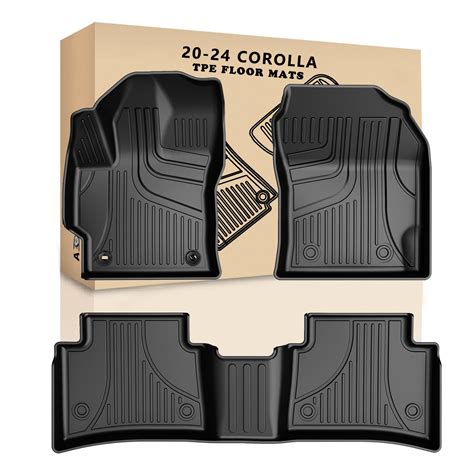 AOMSAZTO Car Floor Mats for Toyota Corolla Sedan 2020-2024,Heavy Duty ...
