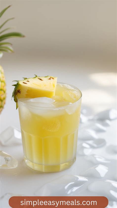 Pineapple Coconut Water - Simple Easy Meals