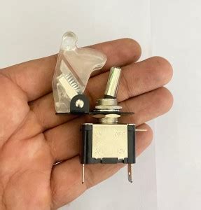 Auto MT TRANSPARENT Aircraft Safety Cover PILOT Toggle Switch 12V 20A ...