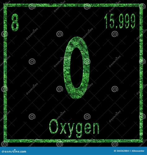 Oxygen Chemical Element. Periodic Table Of Mendeleev. Vector Illustration. Stock Image ...
