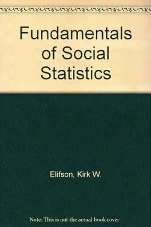 Buy Fundamentals of Social Statistics Book Online at Low Prices in ...