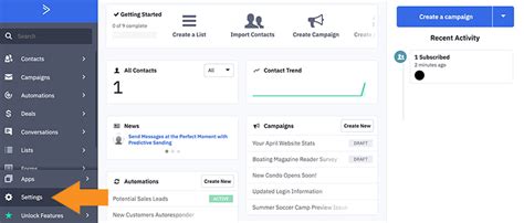 Active Campaign API 的图像结果