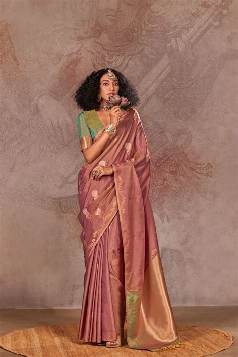 Maroon Two Tone Handloom Weaving Silk Saree – Kumari Sarees