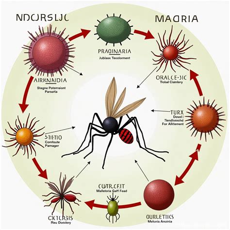 Malaria Parasite Lifecycle | Stable Diffusion Online