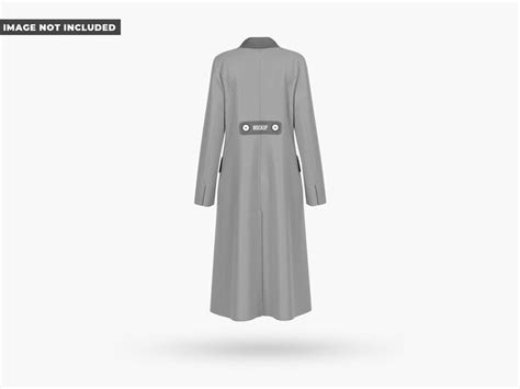 Overcoat for women mockup | Premium PSD