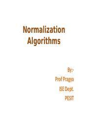 Image result for Surat Normalization Algorithm