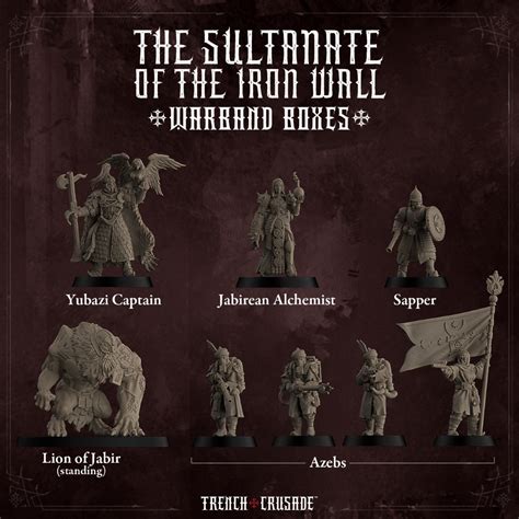 Trench Crusade - Iron Sultanate Warband - Factory Fortress Inc ...