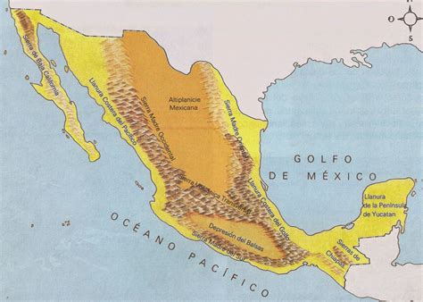 Mexico Sierra Madre Occidental Map