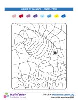 Pre-Kindergarten Coloring Activities: Color by Number | Math Center