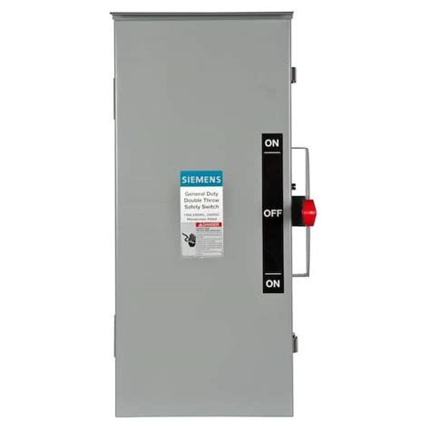 Buy General Duty Double Throw 100 Amp 240-Volt 2-Pole Outdoor Non ...