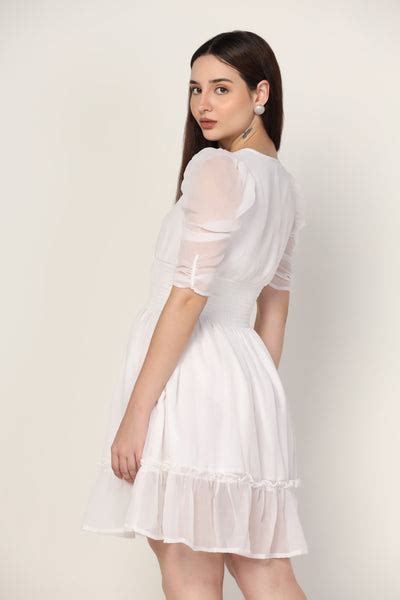 Skater Dress in White – Starin