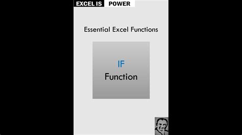 IF Function Basics Excel 的图像结果
