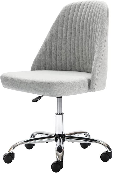 edx Home Office Desk Chair, Vanity Chair, Modern Adjustable Low Back ...