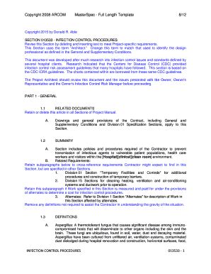 Image result for Masterspec Full Specification Example