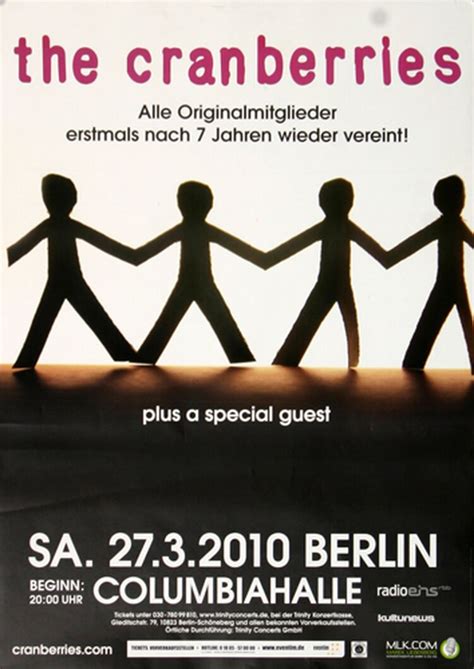 The Cranberries - Animal Instinct, Berlin 2010 - Konzertplakat, 22,90