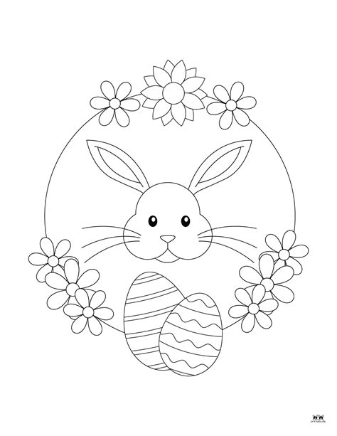 Easter Bunny Coloring Pages - 75 FREE Pages - PrintaBulk