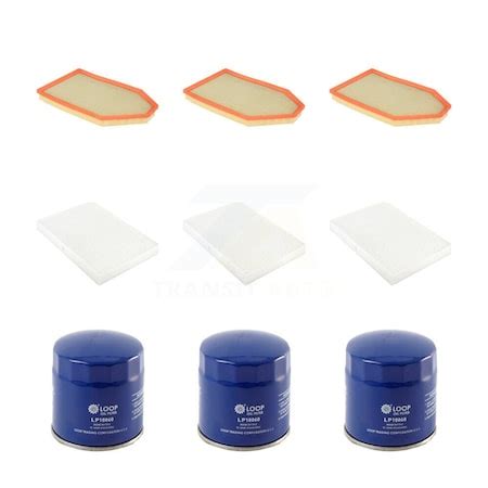 Pur 3x Air + 3x Cabin + 3x Engine Oil Filter 9 Total Kit For Dodge ...