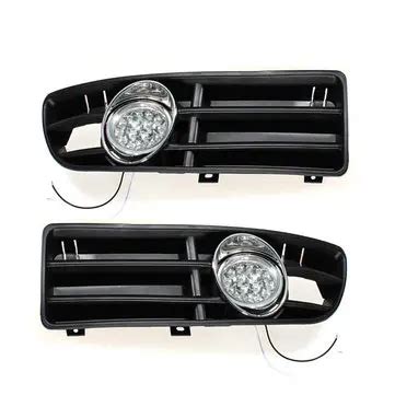 6000k led fog light front lower grill for 1999-2004 vw golf mk4 gti ...
