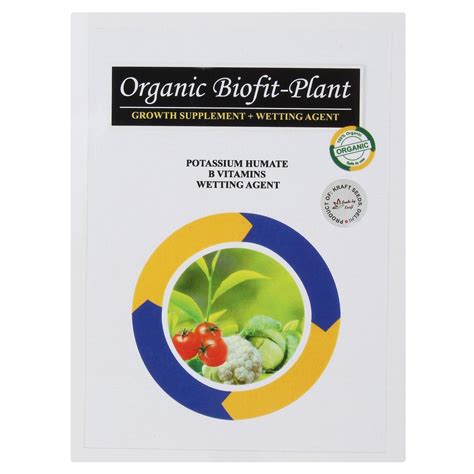 Organic Biofit Plant - (100 gm) Growth Supplement Wetting Agent + B ...